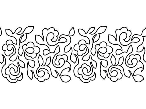 Шаблон "Полевые цветы" Handi Quilter оптом