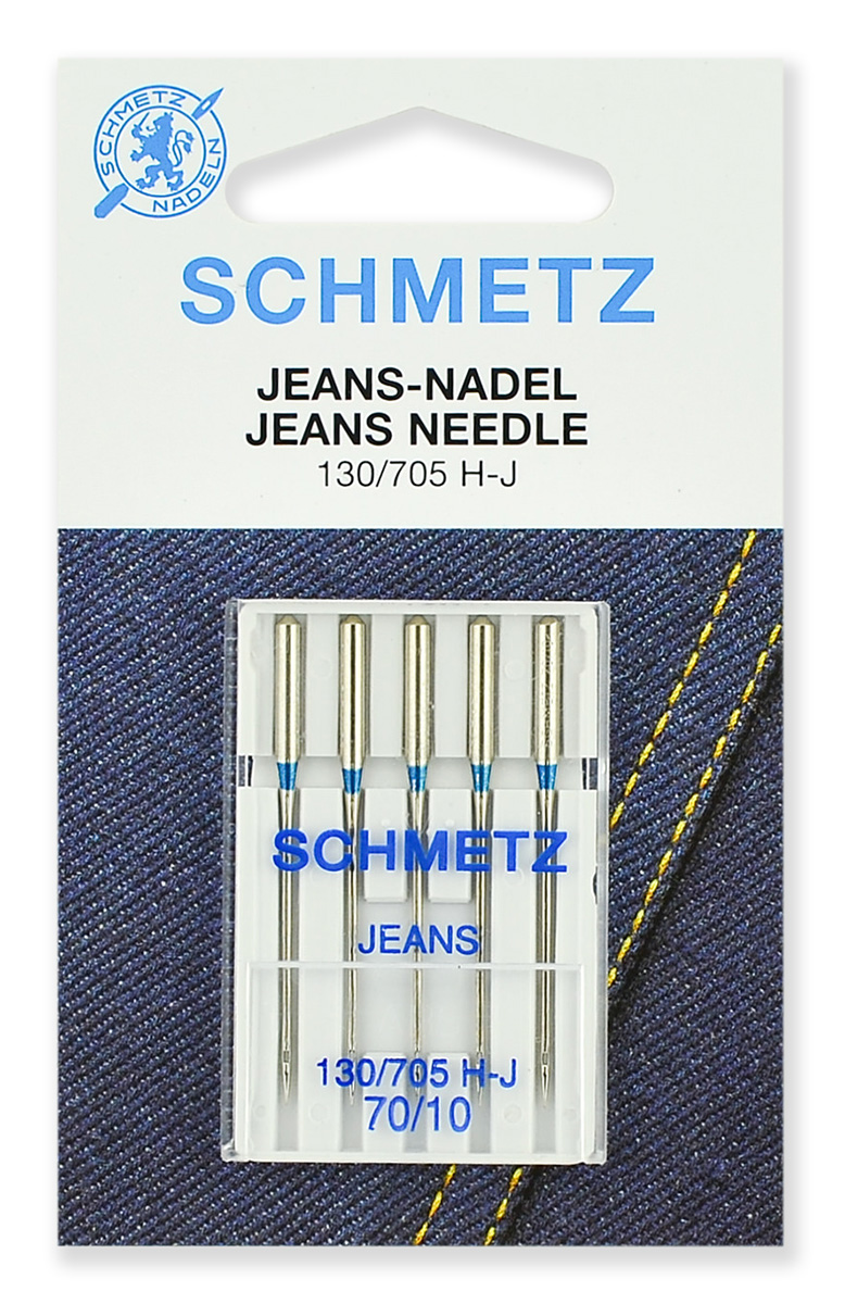 Иглы для джинсы № 70, Schmetz, 5 шт оптом