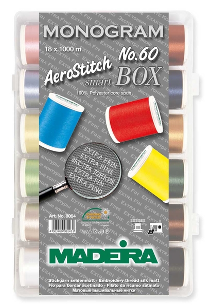 Набор ниток Aerostitch №60 18*1000м Madeira оптом