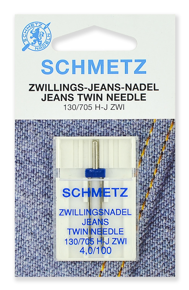 Иглы джинс двойные № 100/4.0, Schmetz, Schmetz оптом