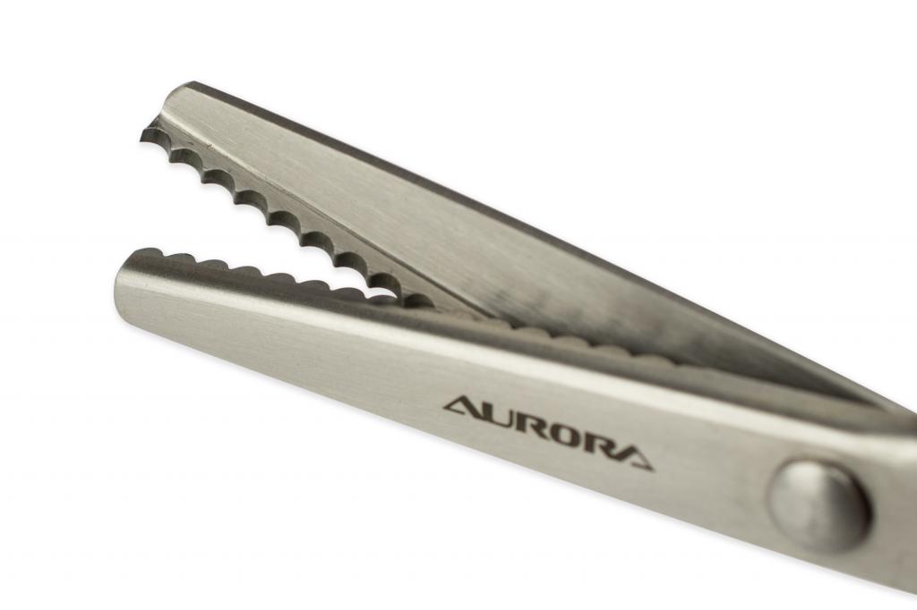 Ножницы зиг-заг «Волна», 23 см, шаг зубчика 7 мм, Aurora оптом