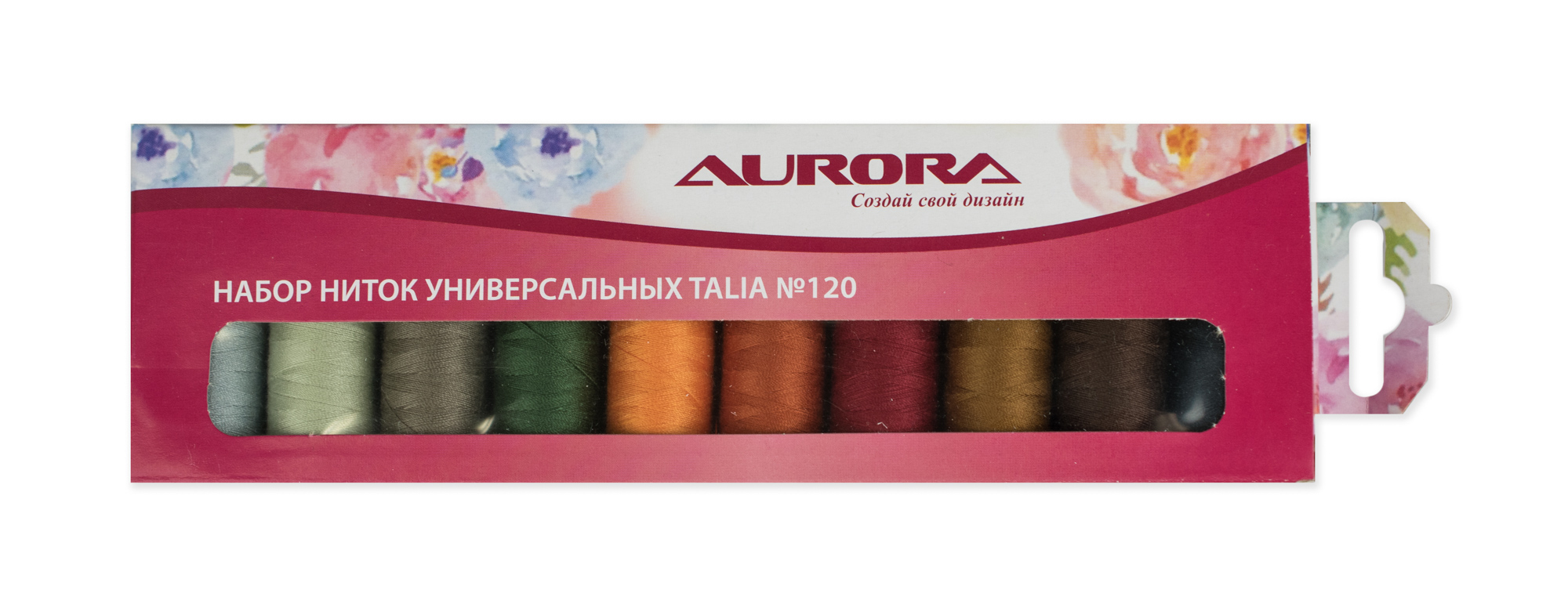 Набор ниток универсальных Talia №120 Aurora оптом