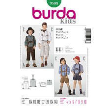 Выкройка BURDA - Детская коллекция №9508