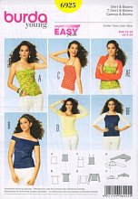 Выкройка BURDA - Молодежная №6925
