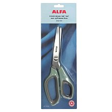 Ножницы ALFA зигзаг, 23 см, шаг зубчика, 5мм оптом