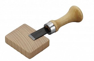 Прорезатель петель с деревянной подставкой