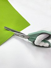 Ножницы ALFA зигзаг, 23 см, шаг зубчика, 5мм оптом