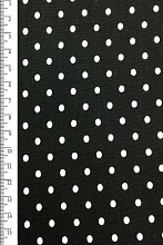 Ткань хлопок для пэчворка [Dot-1820-Black]