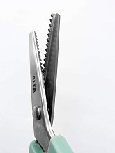 Ножницы ALFA зигзаг, 23 см, шаг зубчика, 5мм оптом