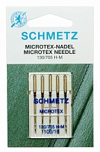 Иглы микротекс (особо острые) №100, Schmetz, 5шт оптом