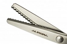 Ножницы зигзаг, 23 см, шаг зубчика 5 мм, Aurora оптомм