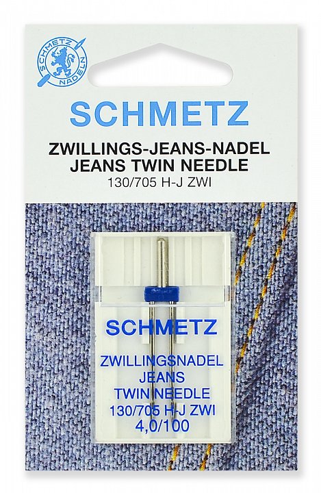 Иглы джинс двойные № 100/4.0, Schmetz оптом