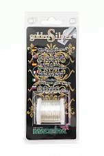 Нитки для вышивания и отделки GoldenSilver 100м серебро оптом