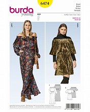 Выкройка BURDA - Молодежная  №6474