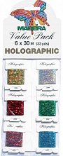 Набор ниток Holographic (6х30 м) Madeira оптом