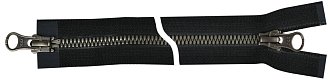 Молния Metalux, двухзамковая, античное серебро, тип5 (65см) оптом