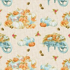 Ткань хлопок для пэчворка 1320M-76 Cream/Blue оптом