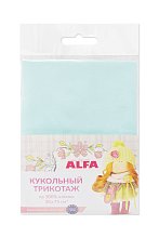 Кукольный трикотаж Alfa в лоскуте, светло-бирюзовый оптом