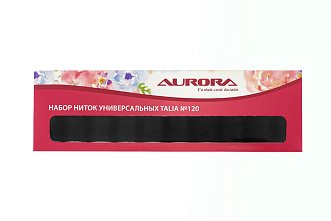 Набор ниток универсальных Talia №120 Черные (арт. AU-2619) оптом