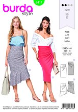 Выкройка Женская (юбки) Burda 6417