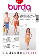 Выкройка BURDA - Детская коллекция №9467