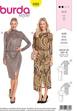 Выкройка Женская (платья) Burda 6362