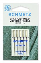Иглы микротекс (особо острые) № 70, Schmetz, 5шт оптом
