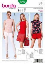 Выкройка BURDA - Молодежная №6795