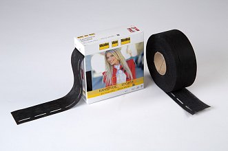 Лента для планок, подгибов Stanzbund Kantenfix GP1, 40-10мм*50м грфит