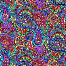 Ткань хлопок для пэчворка 1181-123 Multi оптом