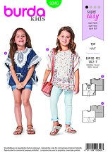 Выкройка Детская Burda 9340